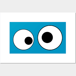 Funny eyes Posters and Art